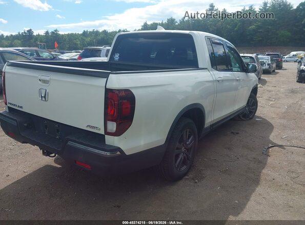 5FPYK3F10KB028617 2019 HONDA RIDGELINE Белый Задняя правая четверть