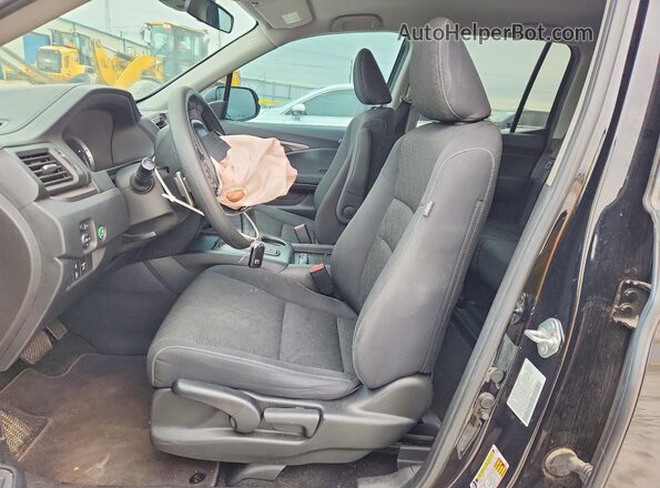 5FPYK3F10MB020603 2021 HONDA RIDGELINE Черный Вид салона спереди