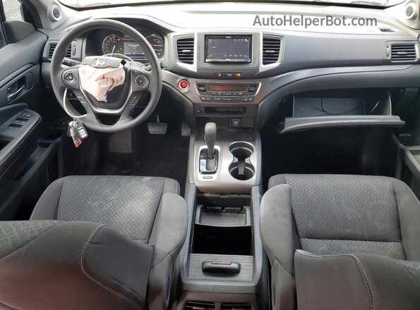 5FPYK3F16HB021907 2017 HONDA RIDGELINE Черный Вид панели приборов