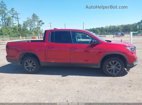 5FPYK3F16MB015888 2021 HONDA RIDGELINE Red Вид задньої частини салону
