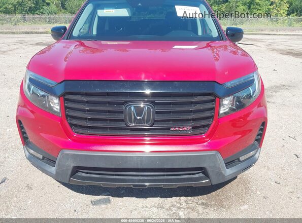 5FPYK3F16MB015888 2021 HONDA RIDGELINE Red Вид щитка приладів