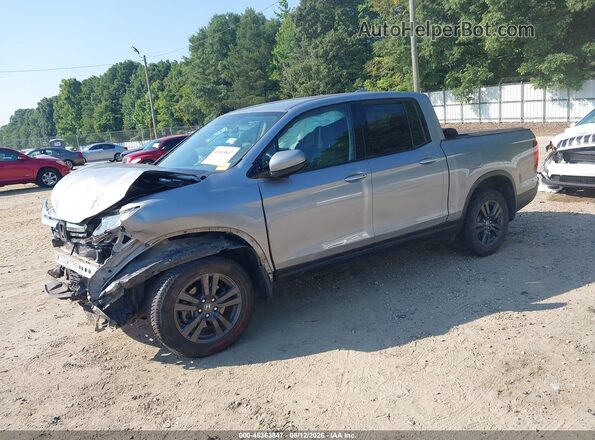 5FPYK3F17KB048864 2019 HONDA RIDGELINE Серый Передняя левая четверть