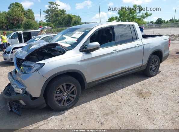 5FPYK3F18KB044015 2019 HONDA RIDGELINE Серебряный Передняя левая четверть