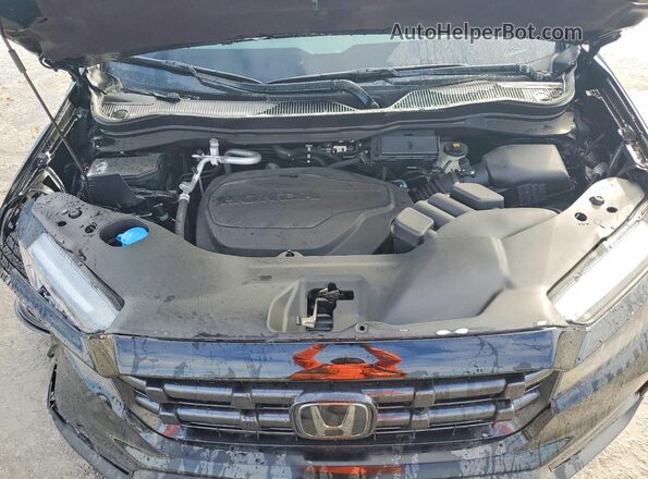 5FPYK3F19SB004445 2025 HONDA RIDGELINE Black Вид задньої частини салону