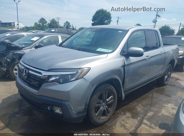 5FPYK3F1XKB047966 2019 HONDA RIDGELINE Silver Front left