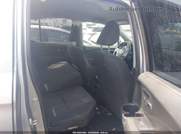 5FPYK3F1XKB047966 2019 HONDA RIDGELINE Silver Rear seats view