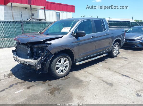 5FPYK3F21HB007664 2017 HONDA RIDGELINE Gray Front left