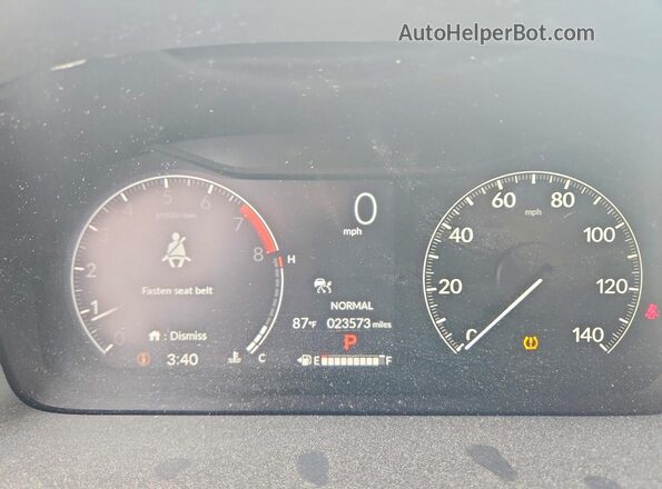 5FPYK3F50SB040219 2025 HONDA RIDGELINE Gray Սարքավորումների վահանակի տեսք
