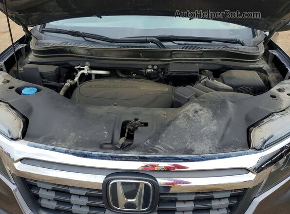 5FPYK3F51LB501185 2020 HONDA RIDGELINE Gray Vista interior trasera