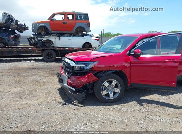 5FPYK3F51SB032050 2025 HONDA RIDGELINE Red Front view