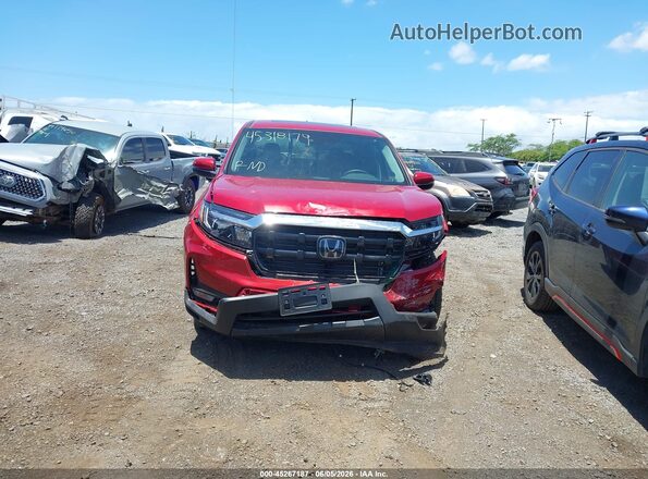 5FPYK3F51SB032050 2025 HONDA RIDGELINE Red Instrument cluster view