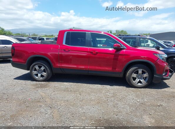5FPYK3F51SB032050 2025 HONDA RIDGELINE Red Rear interior view