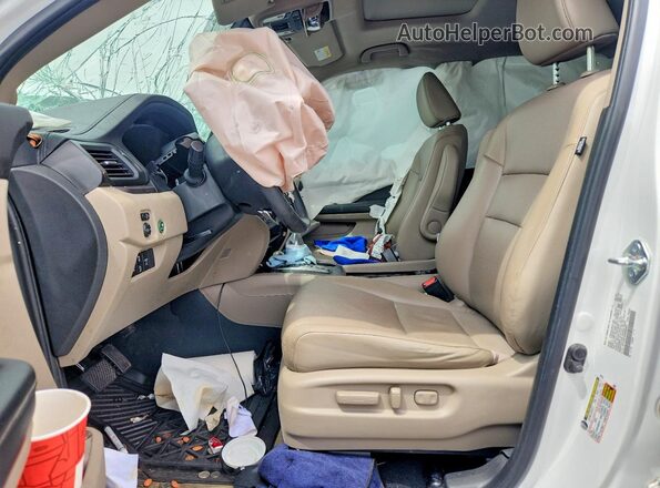 5FPYK3F52MB008889 2021 HONDA RIDGELINE White Вид салону спереду