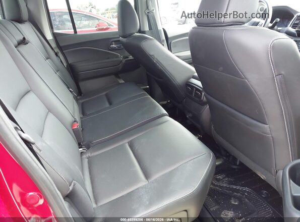 5FPYK3F52SB029609 2025 HONDA RIDGELINE Red Vista de la etiqueta del VIN