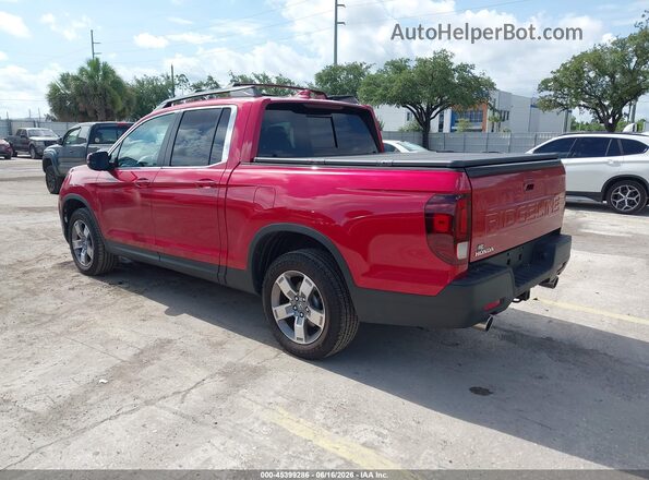5FPYK3F52SB029609 2025 HONDA RIDGELINE Red Trasero izquierdo