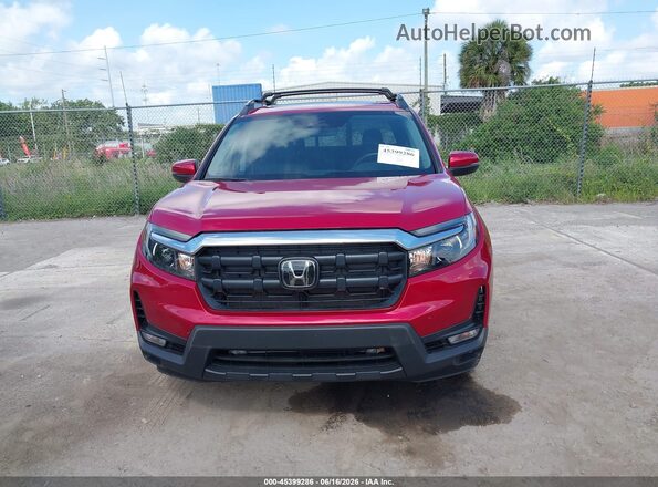 5FPYK3F52SB029609 2025 HONDA RIDGELINE Red Vista del cuadro de instrumentos