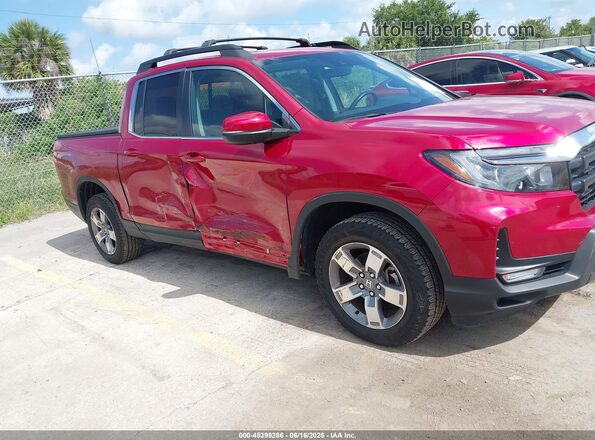 5FPYK3F52SB029609 2025 HONDA RIDGELINE Red Vista frontal