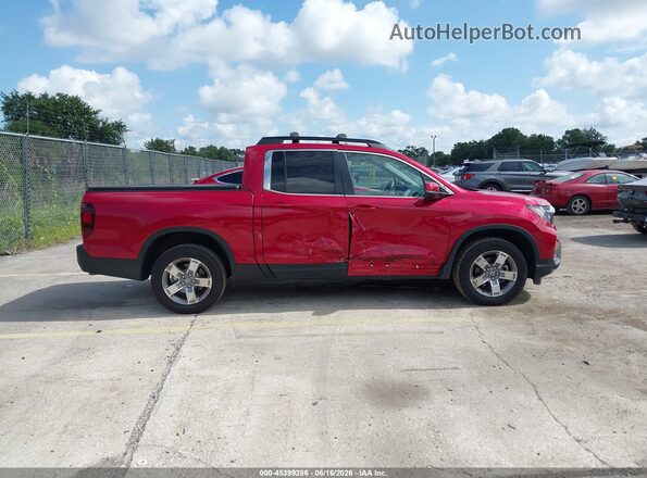 5FPYK3F52SB029609 2025 HONDA RIDGELINE Red Vista interior trasera