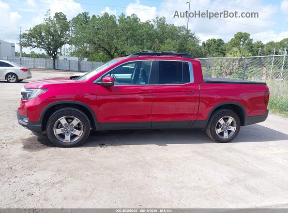 5FPYK3F52SB029609 2025 HONDA RIDGELINE Red Vista interior de 360 grados
