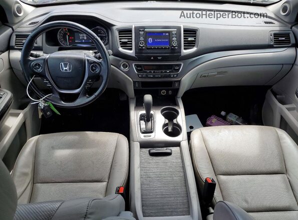 5FPYK3F53KB018716 2019 HONDA RIDGELINE Blue Вид панелі приладів