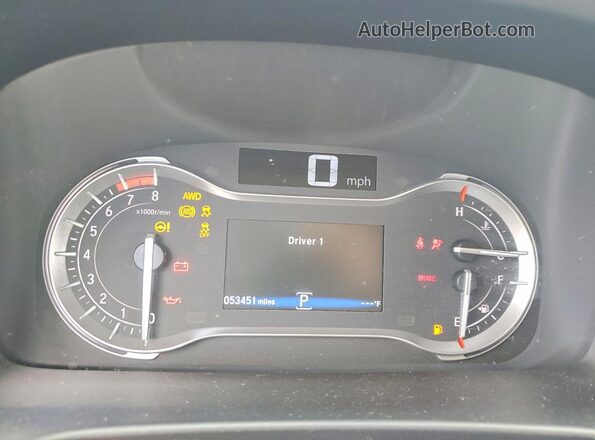 5FPYK3F53KB018716 2019 HONDA RIDGELINE Blue Вид щитка приладів
