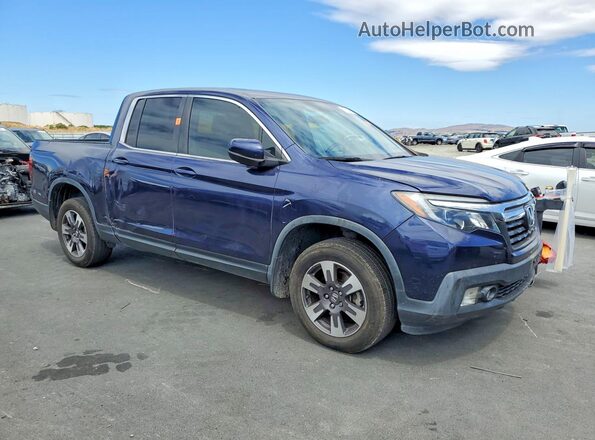 5FPYK3F53KB018716 2019 HONDA RIDGELINE Blue Передня права чверть