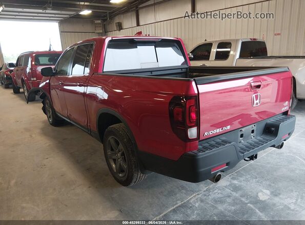 5FPYK3F53PB045731 2023 HONDA RIDGELINE Red უკანა მარცხენა