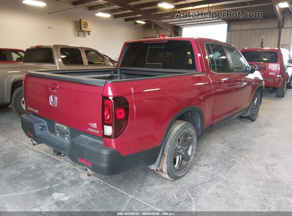 5FPYK3F53PB045731 2023 HONDA RIDGELINE Red უკანა მარჯვენა