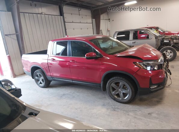 5FPYK3F53PB045731 2023 HONDA RIDGELINE Red უკანა სალონის ხედი