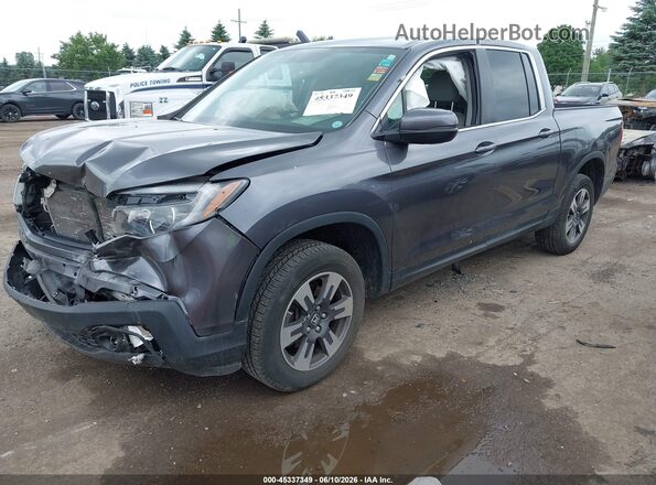 5FPYK3F56JB004758 2018 HONDA RIDGELINE Gray Przód lewy