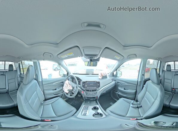 5FPYK3F58SB050657 2025 HONDA RIDGELINE Blue Vista interior de 360 grados