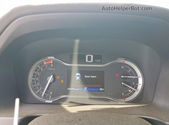5FPYK3F59PB005637 2023 HONDA RIDGELINE White ხელსაწყოთა პანელის ხედი