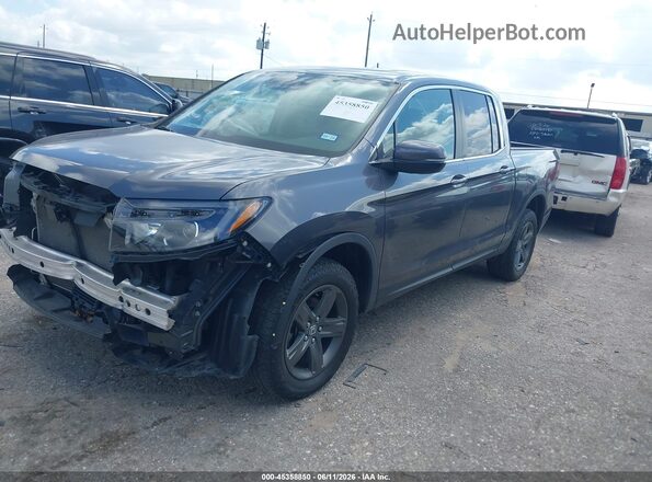 5FPYK3F5XPB016047 2023 HONDA RIDGELINE Gray Առջևի ձախ երեք քառորդ տեսարան