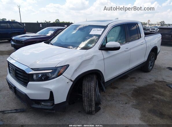 5FPYK3F5XPB038324 2023 HONDA RIDGELINE White Առջևի ձախ երեք քառորդ տեսարան