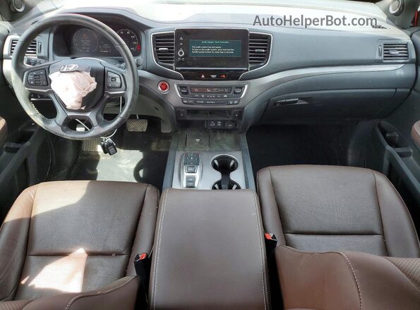 5FPYK3F5XRB018643 2024 HONDA RIDGELINE Red წინა პანელის ხედი
