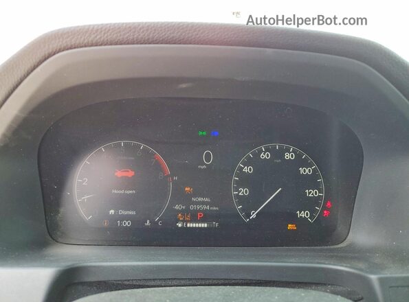 5FPYK3F5XRB018643 2024 HONDA RIDGELINE Red ხელსაწყოთა პანელის ხედი