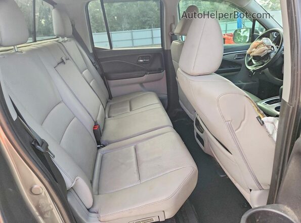 5FPYK3F61KB006539 2019 HONDA RIDGELINE Gray უკანა სავარძლების ხედი