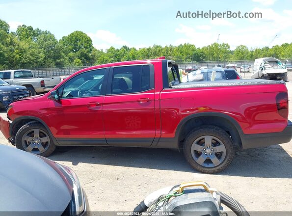 5FPYK3F61SB018772 2025 HONDA RIDGELINE Красный Панорамный вид салона 360°