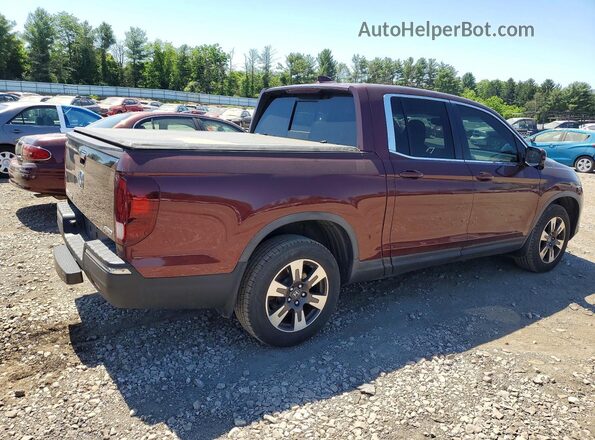 5FPYK3F63KB012813 2019 HONDA RIDGELINE Burgundy Tył prawy