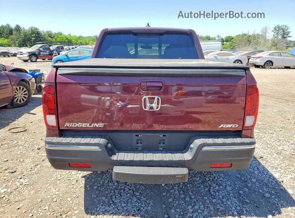 5FPYK3F63KB012813 2019 HONDA RIDGELINE Burgundy Widok z tyłu