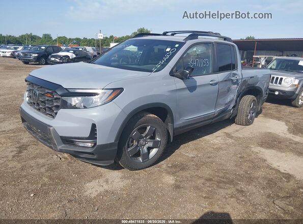 5FPYK3F63RB028844 2024 HONDA RIDGELINE Light Blue Vista tres cuartos delantera izquierda