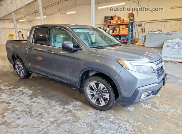 5FPYK3F65JB001424 2018 HONDA RIDGELINE Gray Передня права чверть