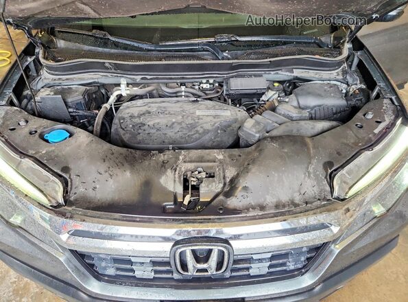 5FPYK3F65JB001424 2018 HONDA RIDGELINE Gray Вид задньої частини салону