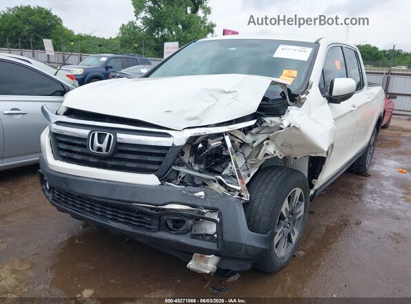 5FPYK3F66HB006996 2017 HONDA RIDGELINE White წინა მარცხენა ხედი სამი მეოთხედიდან
