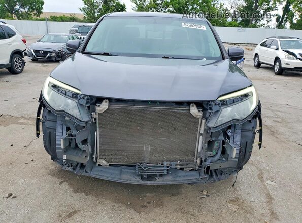 5FPYK3F6XKB010363 2019 HONDA RIDGELINE Gray Widok z przodu
