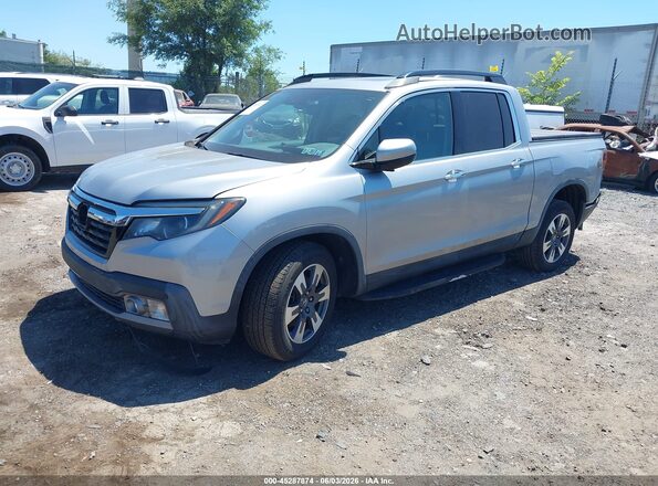 5FPYK3F71HB002525 2017 HONDA RIDGELINE Silver Առջևի ձախ երեք քառորդ տեսարան