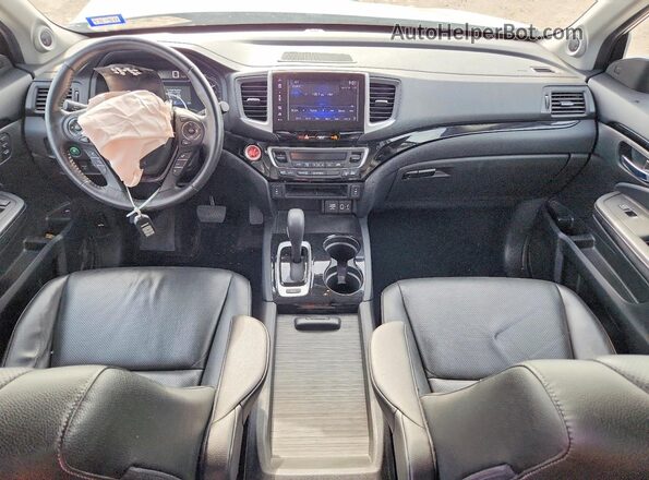 5FPYK3F71JB013479 2018 HONDA RIDGELINE White Vista del salpicadero