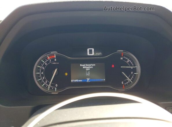 5FPYK3F71NB029414 2022 HONDA RIDGELINE Gray Սարքավորումների վահանակի տեսք