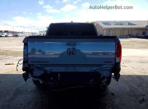5FPYK3F71NB029414 2022 HONDA RIDGELINE Gray Հետևի տեսք
