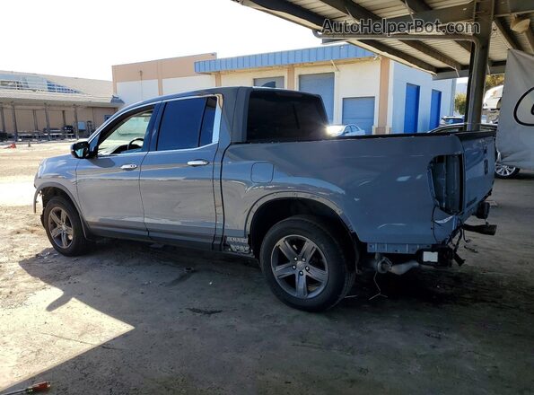 5FPYK3F71NB029414 2022 HONDA RIDGELINE Gray Հետևի ձախ